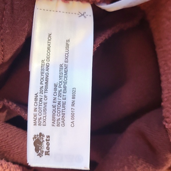 Roots l red l rust l comfortable pants l Size XL l sweats l orange color - Picture 7 of 8